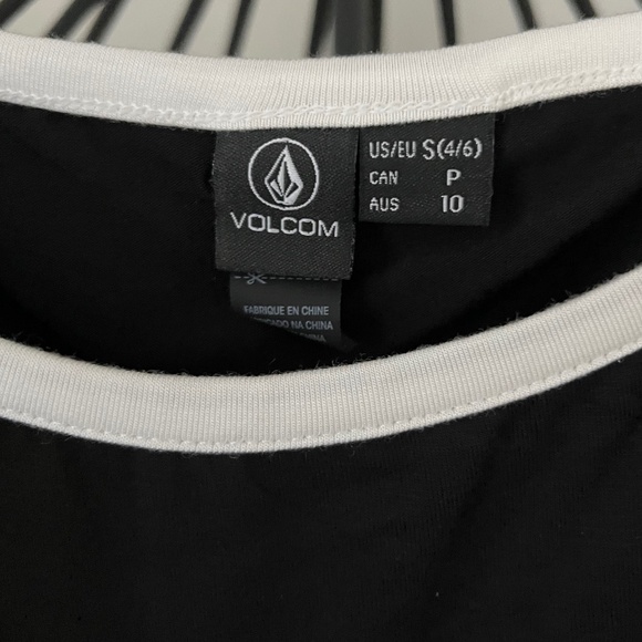 VOLCOM Oceanica Fit & Flare Black Dress NWT - Picture 6 of 10